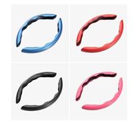 BAFAFA Copri Sterzo Auto per Coprivolante Universale per Auto Coprivolante Scaldamani Coprivolante in Fibra Carbonio Copertura Volante Automobile(Red)