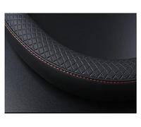 BAFAFA Copri Sterzo Auto per Coprivolanti Automatici 38Cm Copertura Protettiva per Volante in Pelle Antiscivolo Copertura Volante Automobile(Zwart)