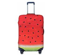 BAFAFA Red Anguria Stampato Bagagli Copertura Bagagli Copertura Bagagli Valigie Protezione Bagagli Viaggio Elastico Anti Graffio Antipolvere Coperture, Nero , S