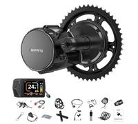 BAFANG 250W 48V BBS01B Mid Drive Kit | Motore Bici Elettrica con Display EKD01, Kit di Conversione Ebike per BB 68MM Mountain Bike Bici da Strada Bici da Pendolare