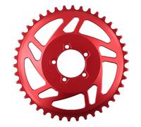 Bafang, anello di correzione offset per corona 42T, compatibile con bicicletta, montaggio motore e ottimizzazione della catena (rosso)