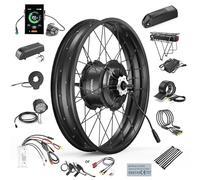 BAFANG G062 48 V 1000 W motore ruota posteriore per gocce da 175 mm, 20" 26" Fat Tire kit di trasformazione ruota elettrica con batteria (opzionale) e display LCD (opzionale), ruota posteriore hub