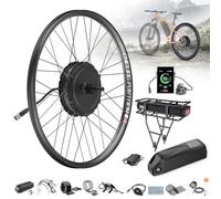 BAFANG Kit di Conversione E-Bike G0900 750W - 26" 27.5" 28" 29" 700C 48V Motore Posteriore Brushless con Batteria per Bicicletta, Display LCD e Sensore PAS, Kit Ebike H640