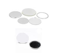 BAFEIYA 100 Pezzi Mini Specchio cosmetico Materiali Rotondi Fai da Te 58 mm Accessori da Viaggio for Strumenti for Il Trucco delle Donne