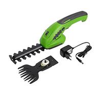 BAFEIYA 3.6/7.2V 2 in 1 Tagliasiepi Elettrico Tagliasiepi Senza Fili agli ioni di Litio Attrezzi da Giardino Ricaricabili Tagliasiepi for Erba(7.2V)