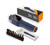 BAFEIYA Cacciavite dinamometrico Digitale 1/4 '' Magnetic Drive 10 Pezzi Set di Punte da Trapano Kit di Strumenti di Riparazione per Chiavi a Mano dinamometriche Regolabili(GMS0.5 0.05-0.5N.m)