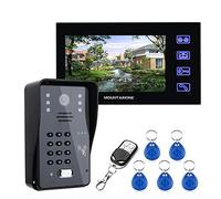 BAFEIYA Campanello for citofono videocitofono da 7 Pollici con Password RFID di Controllo accessi remoto Wireless for Telecamera 1000TV