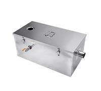 BAFEIYA in Acciaio Inox Grease Interceptor Grease Trap Water Oil Trap Filter Separator Trattamento delle acque reflue della Cucina for la casa del Ristorante