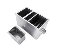 BAFEIYA in Acciaio Inox Grease Interceptor Grease Trap Water Oil Trap Filter Separator Trattamento delle acque reflue della Cucina for la casa del Ristorante