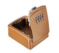 BAFEIYA Mini Key Lock Box da Parete in Lega Safe Organizer con Combinazione a 4 cifre, Custodia di Sicurezza for Interni ed Esterni(Rot)