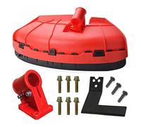 Protezione universale for decespugliatore in plastica Attrezzi da giardino rosso Protezione facile da installare Deflettore Tagliaerba Scudo for 24 26mm Spazzola tagliata