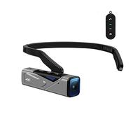 BAFEIYA Registratore per videocamera Vlogging con videocam Videocamera Vlog Videocamera indossabile montata sulla testa 4K Mini Digital Camara(EP7 with Remote)