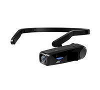 BAFEIYA Registratore per videocamera Vlogging con videocamera Videocamera montata sulla testa Indossabile FPV 4K Camcorder Webcam Vlog Blogger(Standard,EP6 with control)