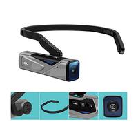 BAFEIYA Registratore per videocamera Vlogging con videocamera Videocamera Vlog Videocamera indossabile montata sulla testa 4K Mini FPV Digital Camara(128GB,EP7)