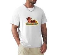 Bafentu Book of Ra T-Shirt Summer Top Heavyweight T Shirts Cute Clothes Oversized T Shirt Mens Graphic T-Shirts Hip Hop T-Shirt White S