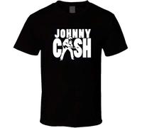 Bafentu Johnny * Cash Logo Music T-Shirt Men T-Shirt Black L
