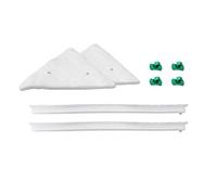 Baffect® Inizio Double Side Window Magnetic Cleaner Ultra-Forte Sia in Vetro Lato della Superficie Spazzola di Pulizia con Strumenti Wiper Impugnatura ergonomica Design (Sostituzione)