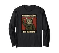 Baffi Contro la Macchina protesta Cat Rebel Maglia a Manica