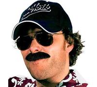 Baffi da ficcanaso - Accessorio per travestimenti - Marrone