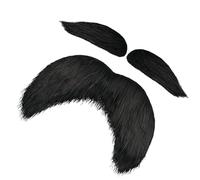 Baffi E Sopracciglia Gialli, Oggetti Di Scena Finti Per Cosplay Di Halloween Per Adulti Uomini Donne, Set Di Novità Per Feste Baffi Barba Sopracciglia, Per Costumi Divertenti Per Servizio Fo