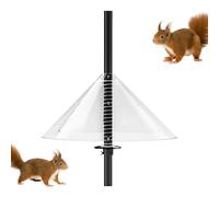 Baffle di scoiattolo - a barriera trasparente spessa per scatola di alimentazione per uccelli da 0,32 pollici Uso esterno | Scudo per scudo deterrente scoiattolo dalla morte al mo