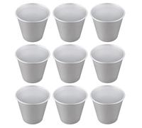 Bafnsiji 9 stampi per budino in pezzi, stampo per popover, stampo in alluminio per budino, stampo per cuocere, piccoli stampi a costine per torte, stampi mini per torte da cucina, 90 ml