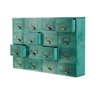 Bafnsiji Cassettiere di stoccaggio in Legno, Cassettiera in Legno con 9/16 cassetti, Mini cassettiera, Portagioie Regali per Lo stoccaggio, Spazio di archiviazione in Legno Vintage,B50cm