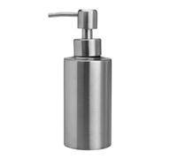 Bafnsiji Dispenser in Acciaio Inossidabile, Dispenser di Sapone per Le Mani in Acciaio Inossidabile a Libera Installazione,Bottiglie vuote da Dispenser di Sapone Ricaricabile in Metallo,250ml