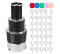 BAFONGCINE Snoot ottico Bowens Mount Proiettore Flash Snoot Lente conica con lente ottica Vari Gobos per Aputure 100DS 100XS 200XS 200DS 300C 300DII 300X, mm866