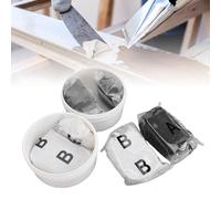 BAFOVY 2 Pezzi di Mastice Autoindurente per Scolpire Argilla Modellabile, Composto A e B, per Scolpire, Riparare Edifici, Metallo, Legno, Ceramica, Piastrelle, Plastica, Polimerizza A