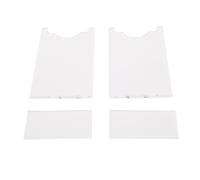 BAFOVY 2 Spaziatori per Mobili in Acrilico Trasparente, Protettori per Divani Letti e sofà per Prevenire Danni da Calore e Mantenere una Distanza di Sicurezza Dalle Prese, con Design (A)