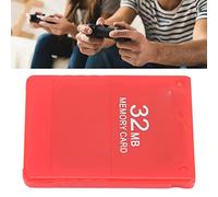 BAFOVY 32MB Memoria Ad Alta Velocità Scheda di Memoria Esterna per Console di Gioco Compatibile con Tutte le Versioni Slim & Standard FMCB1.966 Plug & Play (rosso)