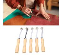 BAFOVY 3Pcs Ruota da Disegno, Acciaio Inossidabile Ago Trattato Termicamente Perforatore di Carta Rotabile Strumento per Cucire Modelli, con Design a Denti Duri, per Pelle Tessuto