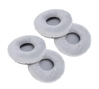 BAFOVY 4 Cuscinetti Auricolari di Ricambio, Morbidi Cuscinetti in Schiuma di Velluto, Comodi Cuscini per Cuffie Serie ATH SJ da 75 Mm, Ideali per gli Amanti della Musica e i Professionisti (GREY)