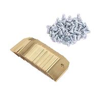 BAFOVY 45pcs Robotic Lawnmower Blades, Golden Stainless Steel for Efficient Cutting Performance, with Higher Hardness, Better Scum and Insulation Function
