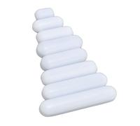 BAFOVY 8 Pcs Set di Barra a Agitazione Magnetica PTFE, 10 Mm/15 Mm/20 Mm/25 Mm/30 Mm/35 Mm, Barre di Miscelazione Magnetica con Resistenza Fredda e di Calore, Usura e Forze di