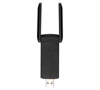 BAFOVY Adattatore WiFi USB a Doppia Banda da 1300 Mbps per PC, Antenna Doppia, Design Regolabile, Compatibile con 10/8/7, con Prestazioni Ad Alta velocità, USB 3.0 per Connessioni Stabili, Calore