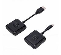 BAFOVY Adattatore Wireless per Mirroring dello Schermo, Kit Trasmettitore e Ricevitore HD Wireless Kit Extender HD 1080P 60Hz Tipo C a Dual Band 5G 2.4G Fino a 50 M con Trasm