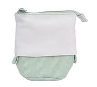 BAFOVY Astuccio Portapenne, Astuccio Stand Up in PU e Velluto a Coste, Design Telescopico, Altezza Regolabile, Tasca Interna, Organizer Portatile per Studenti Scolastici Ufficio Donne Adolescenti