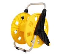BAFOVY Avvolgitubo da Giardino da 1/2 Pollici Portatubo da Giardino Portatile in Alluminio Può Contenere 60 M 197 Piedi Tubo dell'acqua Maniglia Girevole Base Antiscivolo per Lavaggio Auto da