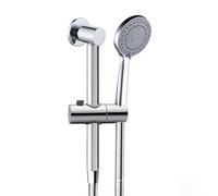 BAFOVY Barra Portadoccia Scorrevole a Parete Asta Regolabile con Angolazione Altezza Regolabile Supporto Doccia Manuale per Bagno