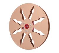 BAFOVY Bobina di Nastro Vuota da 7 Pollici, Bobina Aperta in Alluminio per ReVox Studer, Perfetta per la Registrazione del Suono (GOLD)