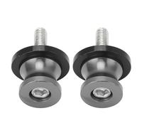 BAFOVY Bobina per Braccio Oscillante per Moto Vite per Supporto Forcellone in Metallo CNC M8 con Anello in Gomma Manutenzione Facile per il Parcheggio per Z900 ZX10R ZX6R CBR GSXR S1000RR (Ti colore)