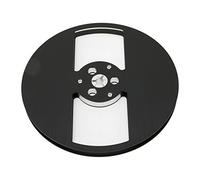 BAFOVY Bobina Vuota da 1/4 7 Pollici, Bobina di Raccolta in Lega di Alluminio per, Leggera Riproduzione e il Ripristino della qualità del Suono, Compatibile con Deck Reel to Reel (BLACK)