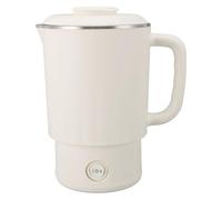 BAFOVY Bollitore Elettrico da Viaggio Bollitore Elettrico 600W 600ml Acciaio Inossidabile Scaldacqua Portatile con Controllo Intelligente della Temperatura per Tè Caffè Campeggio (Spina europea 220 V)