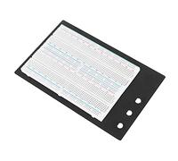 BAFOVY Breadboard Senza Saldatura, Kit Breadboard con Piastra in Alluminio ABS con 1660 Punti 65 Cavi Jumper 3 Morsetti di Rilegatura, Scheda di Prototipazione di Circuiti Riutilizzabile per Studenti