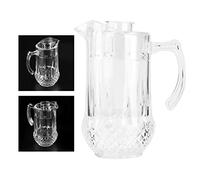 BAFOVY Brocca per Acqua in Acrilico da 1300 Ml con Coperchio Pentola per Birra a Becco d'anatra Finitura a Specchio Ad Alta Trasparenza per Trasmissione della Luce per Bar KTV Hotel Home Drink