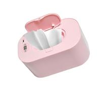 BAFOVY Capacità di Salviette di 80 Pcs, Riscaldamento Rapido, Baby -wipe Alimentato da Bambino, Temperatura Regolabile, Schermo del Display Digitale, Facile da Usare, rosa/verde/Bianco,