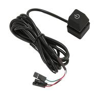 BAFOVY Cavo di Prolunga di Alimentazione per PC, Interruttore Esterno con Indicatore LED, Controllo Plug And Play Host Computer in ABS per Desktop di Hotel per Ufficio da Gioco (1.65M)