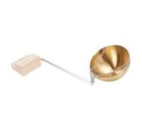 BAFOVY Ciotola per Oli Essenziali in Acciaio Inossidabile 12cm Tonda Porta Coppa per Oli da Sauna con Catena in Legno Diffusore di Fragranza per Spa Anti-Ruggine Resistente al Calore